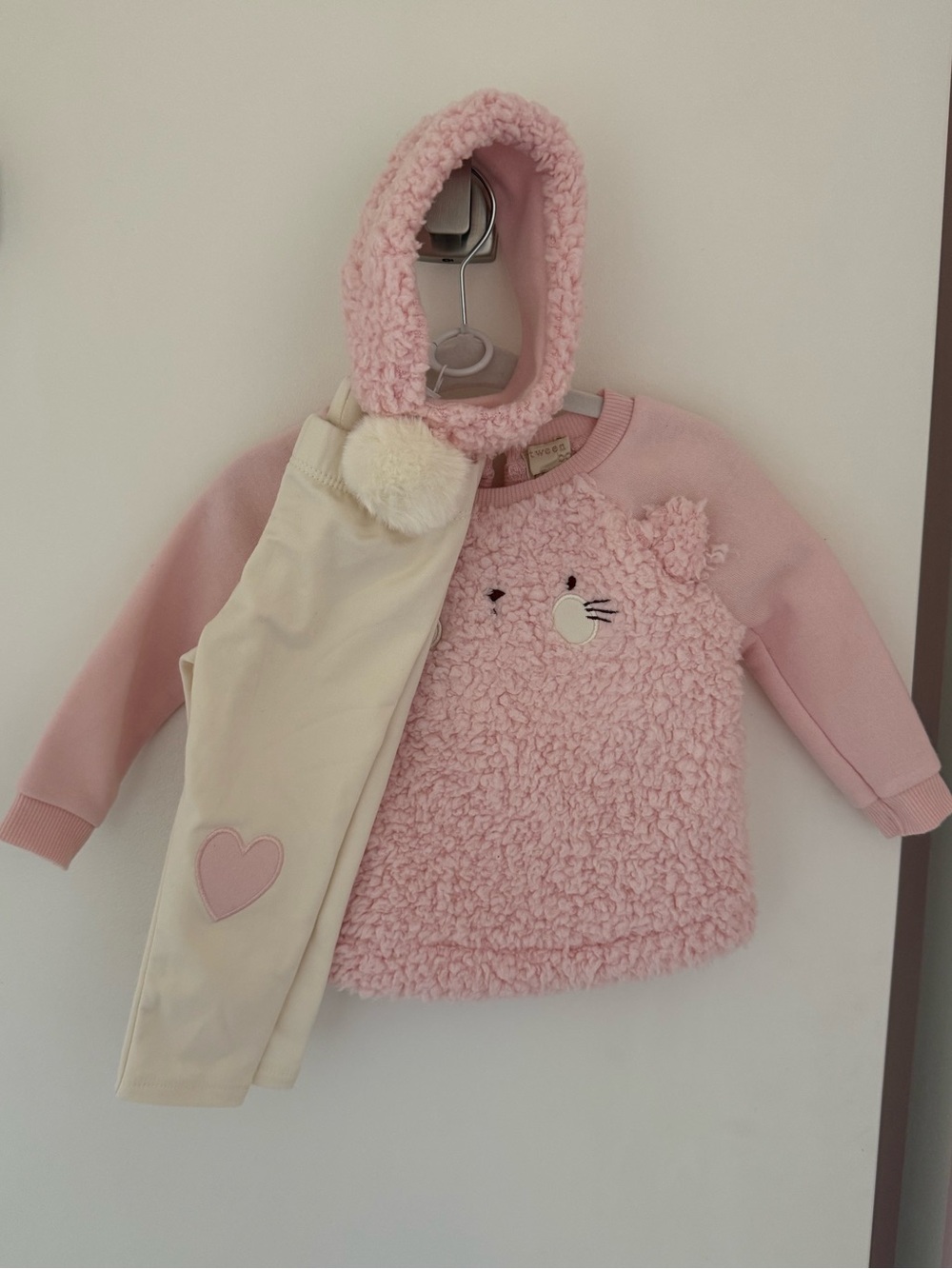 NWOT baby pink set